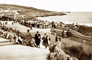 Barry Prints: Nells Point Barry Island, Wales early 1900's