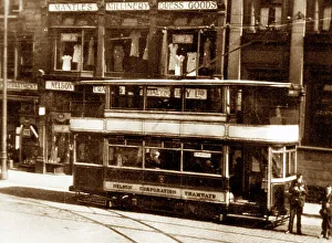 Nelson Corporation tram, possibly 1920s