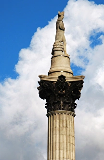 Images Dated 27th March 2008: Nelsons Column (1840-1843). Trafalgar Square. London