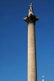 Images Dated 27th March 2008: Nelsons Column (1840-1843). Trafalgar Square. London