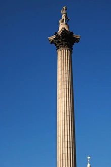 Images Dated 27th March 2008: Nelsons Column (1840-1843). Trafalgar Square. London