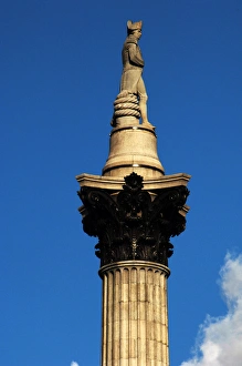 Images Dated 27th March 2008: Nelsons Column (1840-1843). Trafalgar Square. London