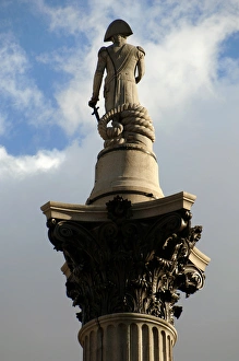 Images Dated 27th March 2008: Nelsons Column (1840-1843). Trafalgar Square. London