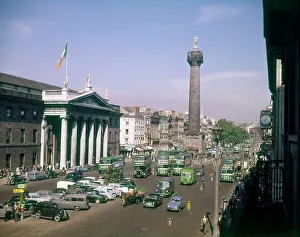 Pillar Collection: Nelson's Pillar and the General Post Office, O'Connell St