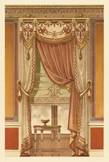 Decorator Gallery: Neo-Greco-style wall hanging, circa 1900