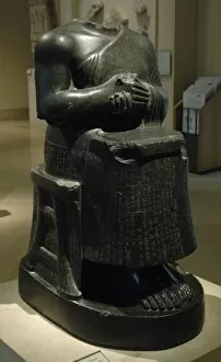Cuneiform Gallery: Neo-Sumerian. Statue of Gudea. Girsu (modern Telloh). Iraq