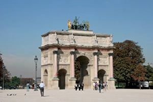 Images Dated 23rd September 2005: Neoclassical Art. Arch of Victory of The Carrousel (Arc the