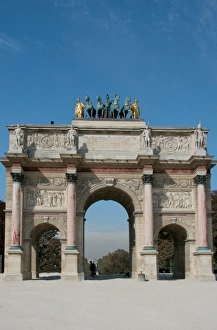 Images Dated 23rd September 2005: Neoclassical Art. Arch of Victory of The Carrousel (Arc the