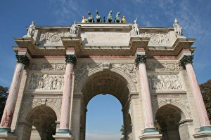 Images Dated 23rd September 2005: Neoclassical Art. Arch of Victory of The Carrousel (Arc the