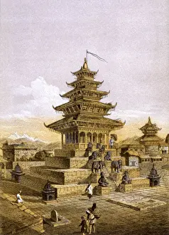 Nepal Prints: NEPAL / BHAKTAPUR 1877