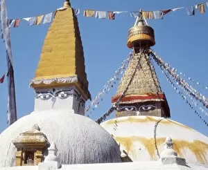 NEPAL. CENTRAL. BAGHMATI. Bodnath Stupa