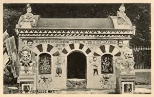 Curiosity Prints: Nepalese Art Curio - made by Jung Bir. Sardar