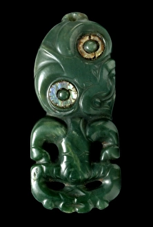 Actinolite Gallery: Nephrite jade pendant