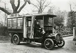 Chassis Prints: NER Co. motor omnibus on Saurer chassis