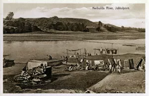 Pradesh Gallery: The Nerbudda River, Jabalpur, Madhya Pradesh, India Date: circa 1910s