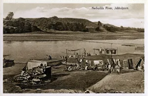 Pradesh Gallery: The Nerbudda River, Jabalpur, Madhya Pradesh, India Date: circa 1910s