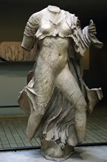 Nereid Monument. Classical period Lycia. Turkey. Statue of N