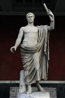 Copenhagen Prints: Nerva (27-98). Roman Emperor from 96 to 98. Sculpture. Ny Ca