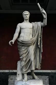 Nervan Antonine Collection: Nerva (27-98). Roman Emperor from 96 to 98. Sculpture. Ny Ca