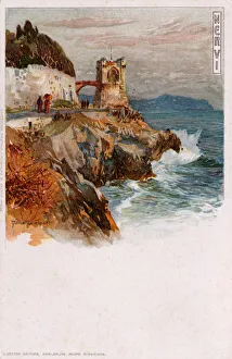 Nervi, a former fishing village in Liguria, Italy Nervi, a former fishing village in Liguria, Italy