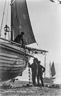 Craftsmanship Prints: Net Repairs at Hastings