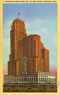 Images Dated 9th August 2019: Netherland Plaza Hotel, 5th and Race Street, Cincinnati Ohio