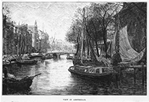 Netherlands Canal Scene