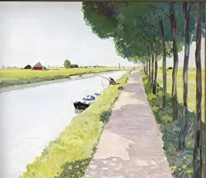 Netherlands Canal Scene