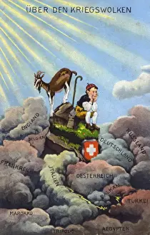 Neutral Switzerland sitting high above the warring world