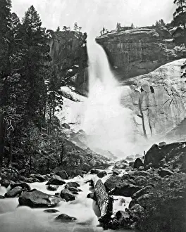 Yosemite Prints: Nevada Fall, Yosemite, California
