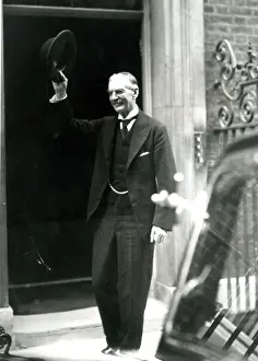 Downing Prints: Neville Chamberlain, Prime Minister, 10 Downing Street