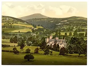 Abergavenny Prints: Neville Court, Abergravenny i. e. Abergavenny, England