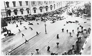 Demonstrators Collection: Nevsky Prospekt 1917
