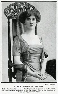 Crosby Prints: A new American heriess: Lady Huntingfield
