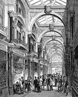 Arcade Prints: New Arcade, Old Bond Street, 1880