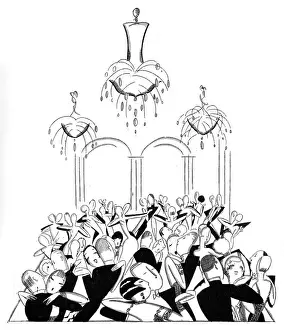 Nightlife Prints: The new ballroom at the Savoy by Fish