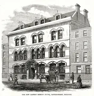 New Baptist Mission House, Castle-Street, Horborn 1870