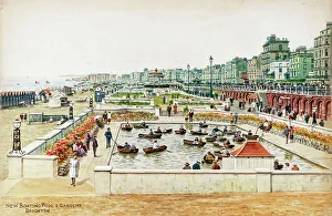 New Boating Pool and Gardens, Brighton, Sussex