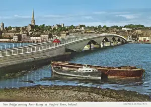 Wexford Prints: New Bridge crossing River Slaney at Wexford Town