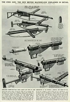 Guns Collection: New British Sten gun by G. H. Davis