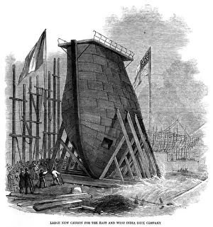 Feat Prints: New Caisson for the East and West India Dock Company