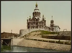 Helsingfors Prints: The new cathedral, Helsingfors, Russia, i. e. Helsinki, Finl
