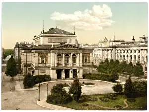 New concert room and library, Leipsig (i. e. Leipzig), Saxon