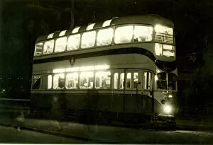 Images Dated 18th March 2020: New Coronation Tramcar Glasgow 1937