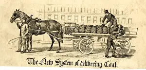 Coalmen Prints: The New System of Delivering Coal