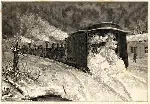 New design for train snow plough