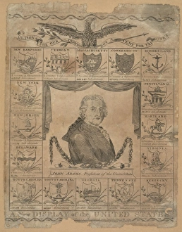 A new display of the United States
