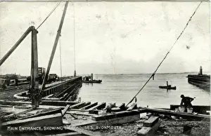 Lighthouses Prints: New Docks, Avonmouth, Bristol County