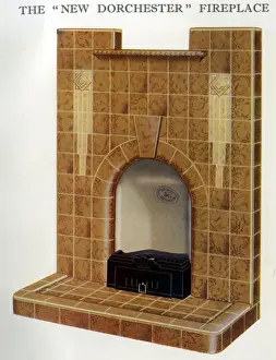 Dorchester Prints: The New Dorchester Fireplace