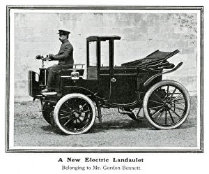 Images Dated 18th July 2019: New electric Landaulet motor car 1903